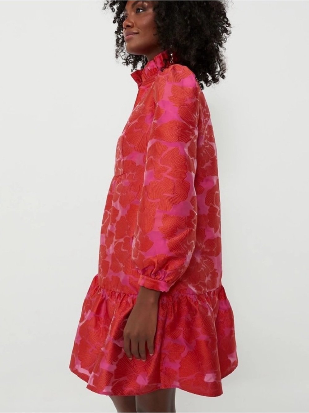 Tuckernuck Red Fil Coupe Palmerston Dress - Picture 4 of 5